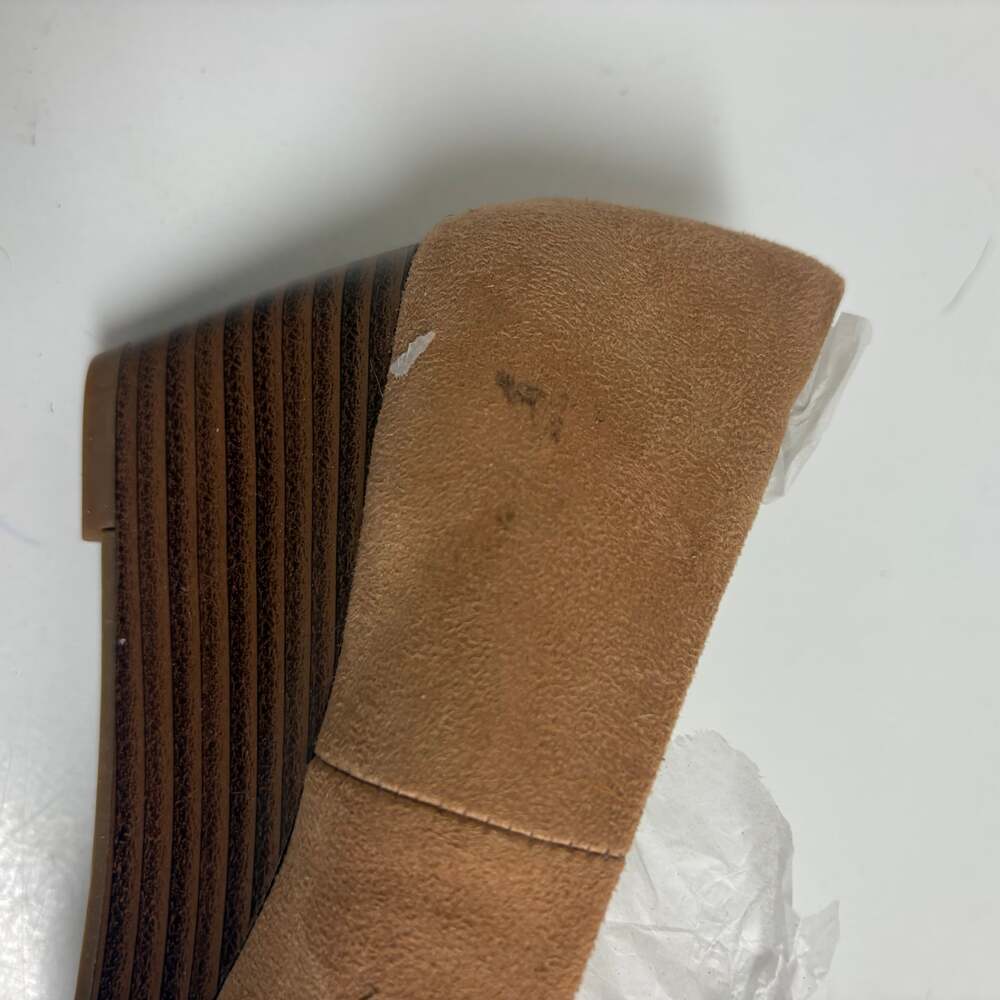 Dexflex Comfort Women's Klara Tan Suede Wedge Heels - Picture 8 of 9